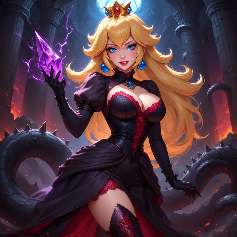Peach's Dark Seduction