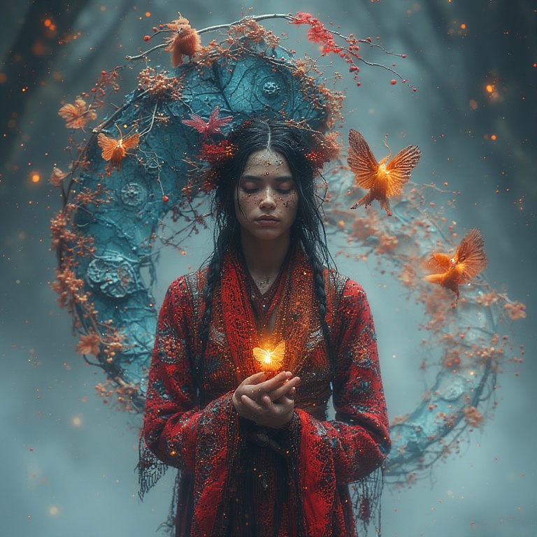 Red Mystic's Cosmic Journey