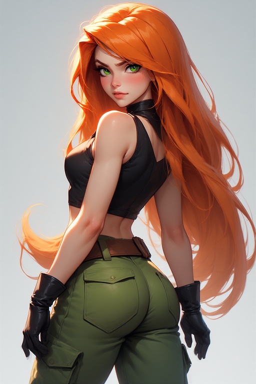 Vibrant Orange Locks