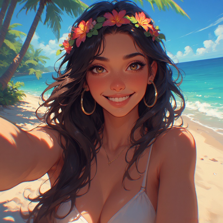 Island Smile Selfie