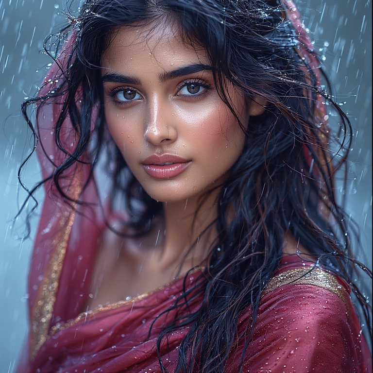 Rainy Silk Seduction