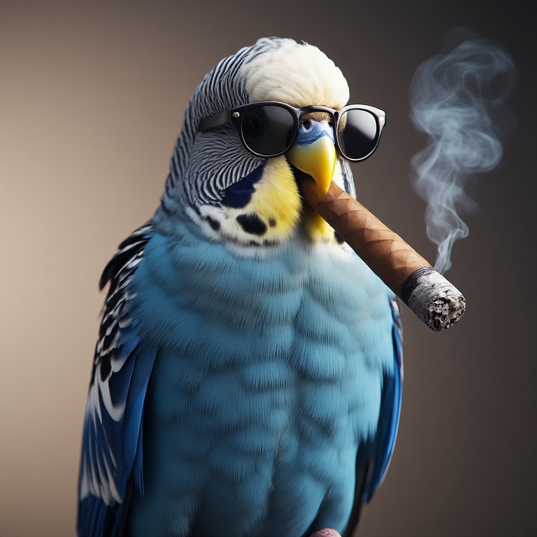 Cigar Smoking Bird