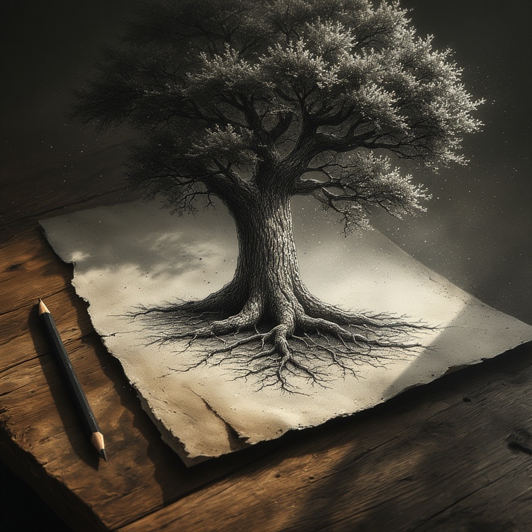 Pencil Tree Emerge