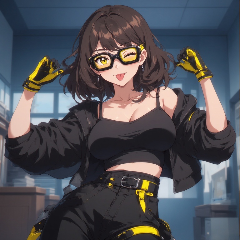 Cute Schoolgirl Pose