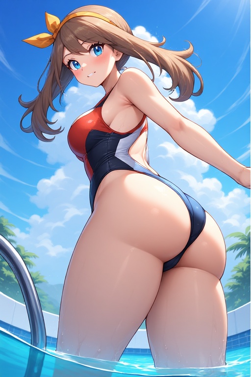 Poolside Pikachu Pin-Up