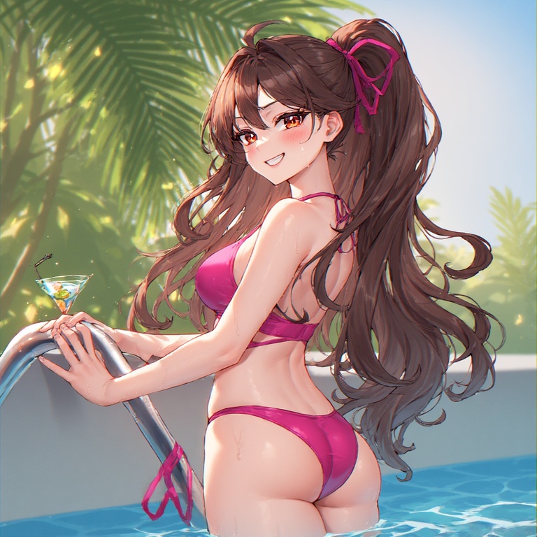 Pink Paradise Pose