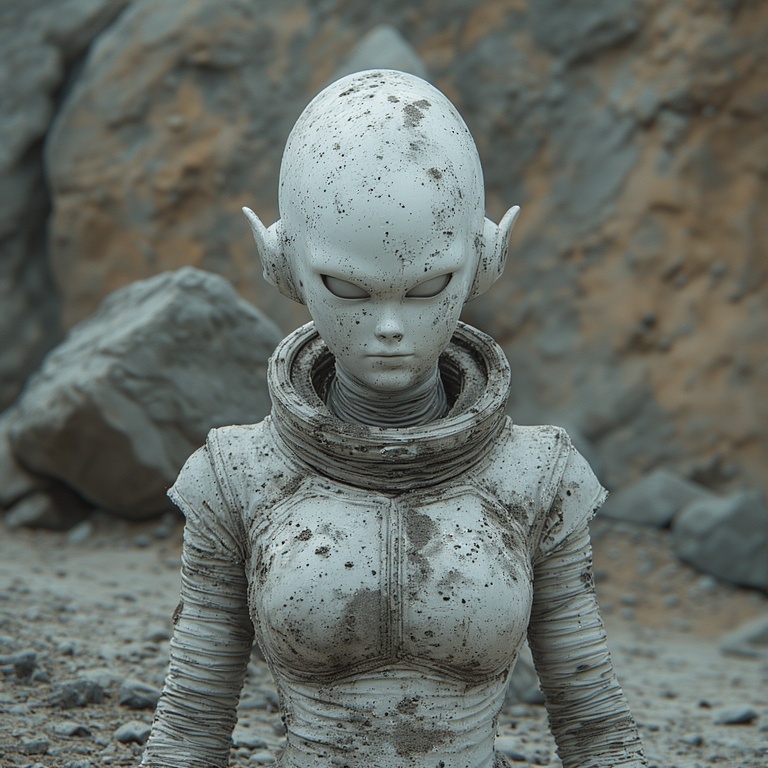 Android 18 in Space