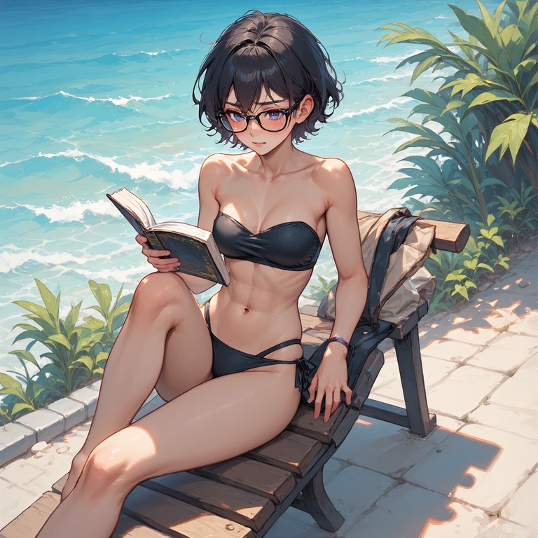 Beachside Bookworm Beauty