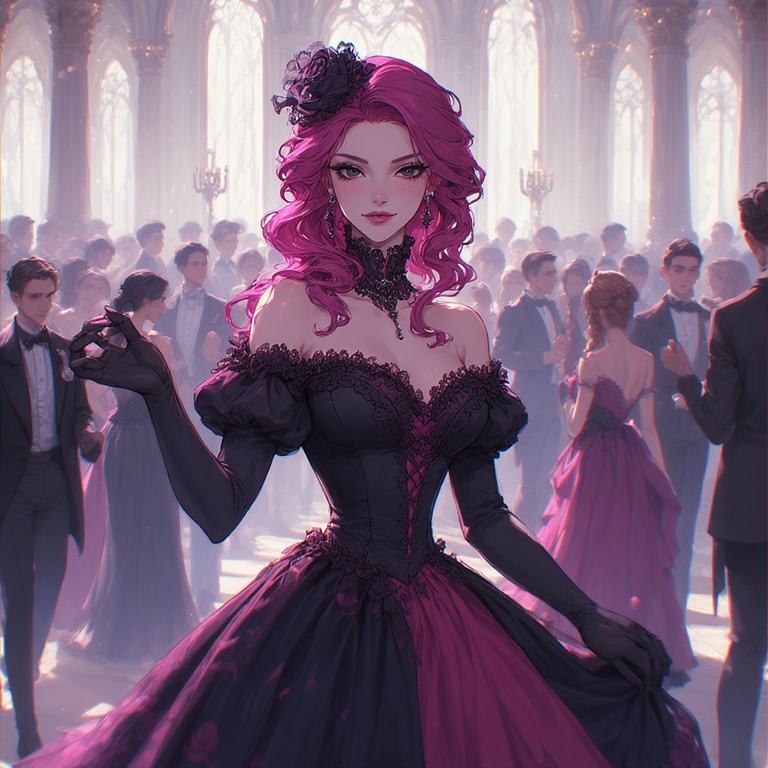 Magenta Ballroom Enchantress