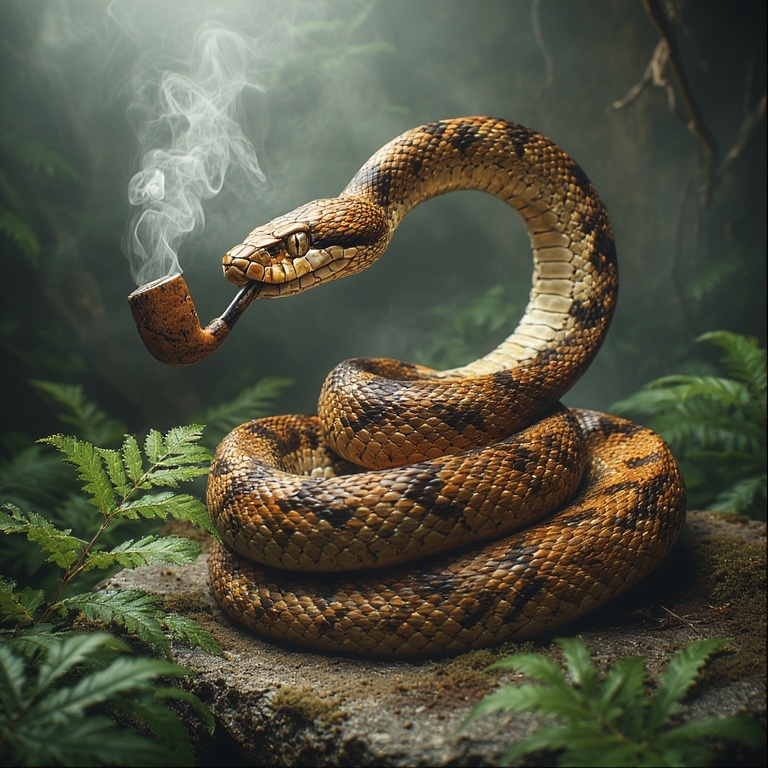 Serpent's Pipeful Moment