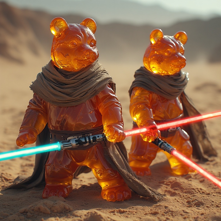 Gummy Jedi Tatooine Showdown