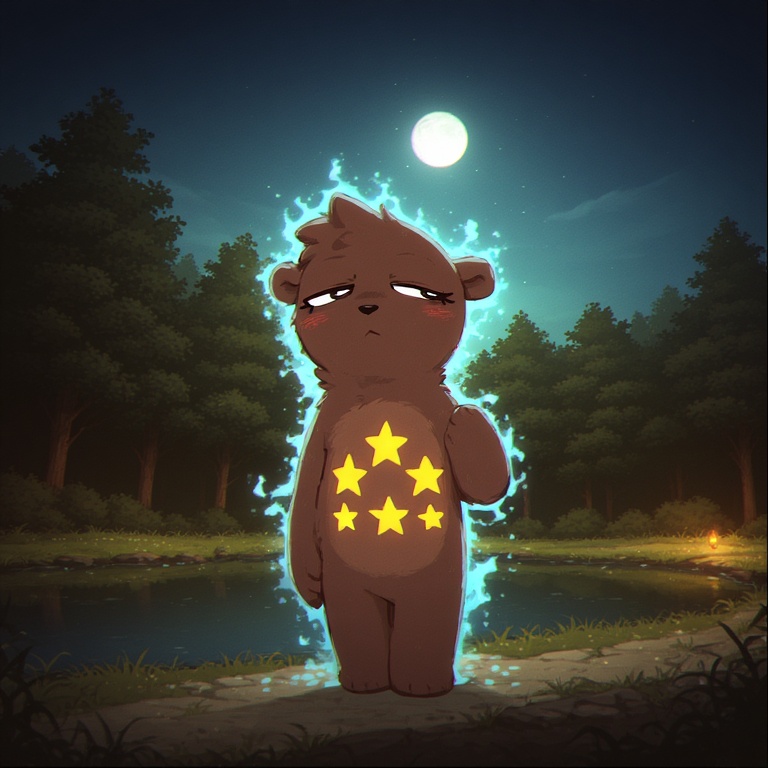Moonlit Bear Friend