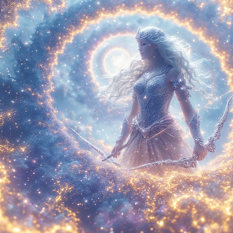 Stellar Mandelbrot Goddess