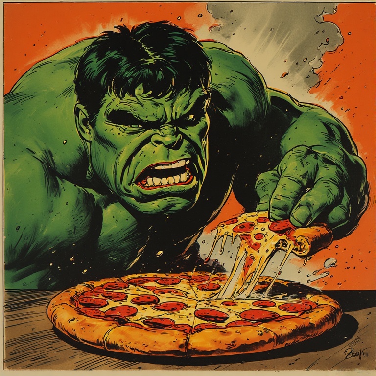 Hulk Smashes Pizza Dreams