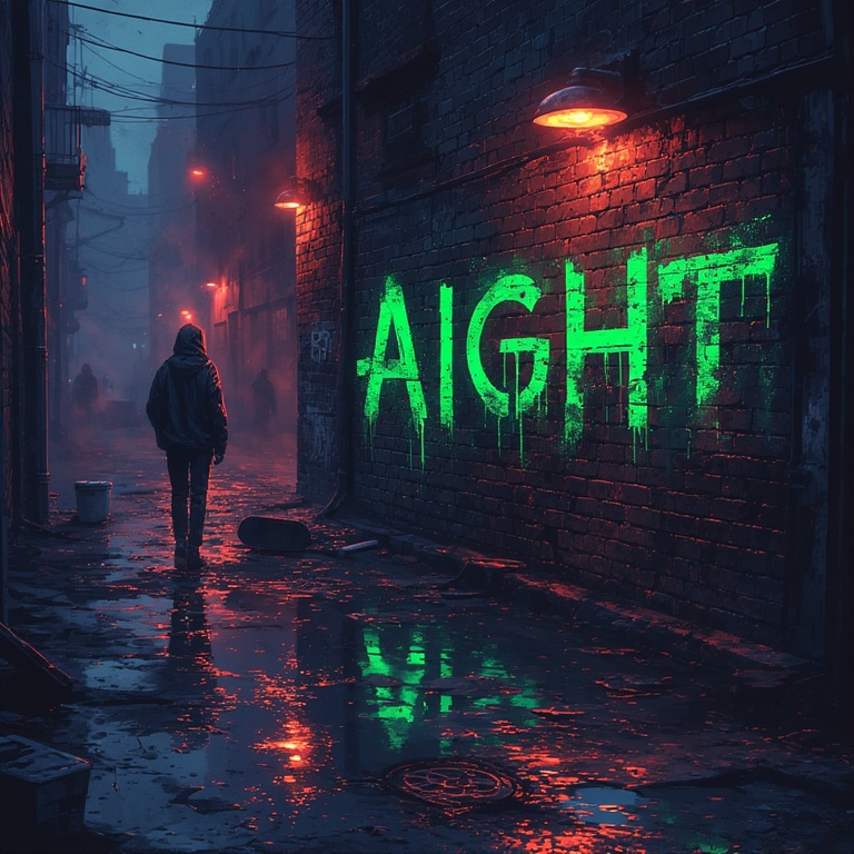 Graffiti Alley Glow