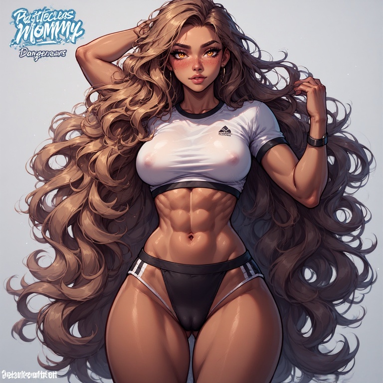Gym Goddess Muscle Mommy