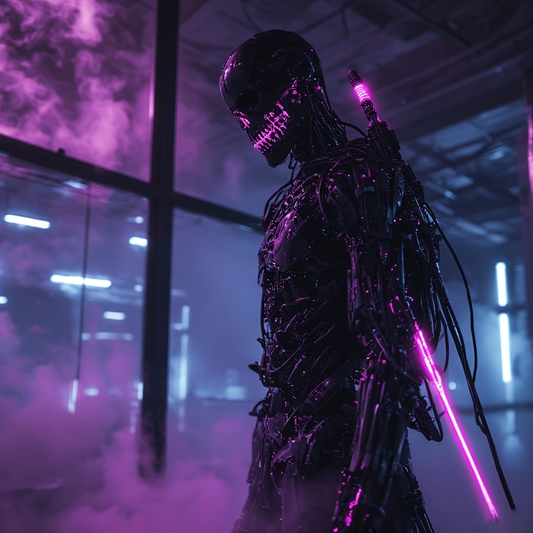 Neon Mech Warrior