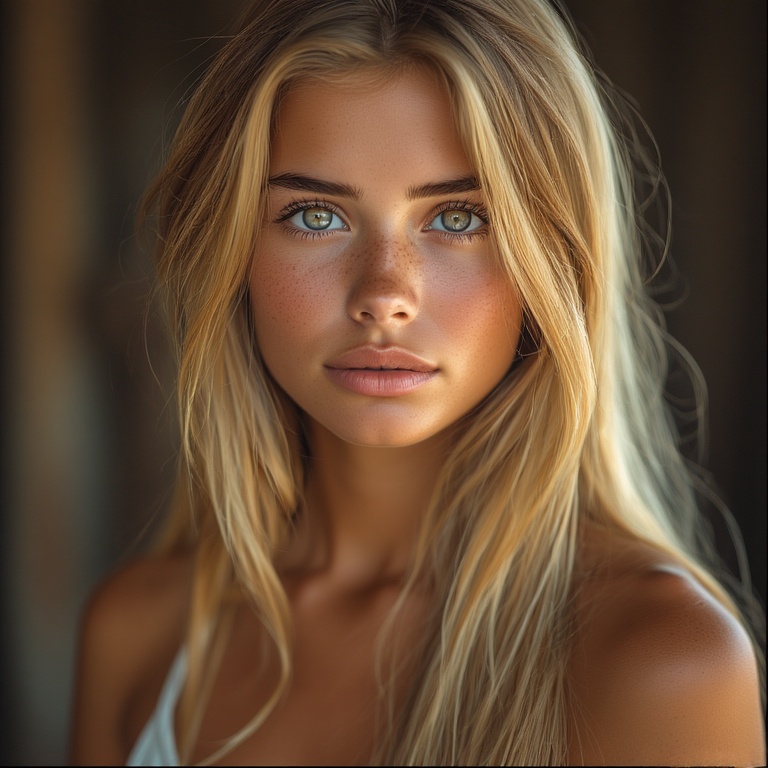 Blonde Beauty Portrait