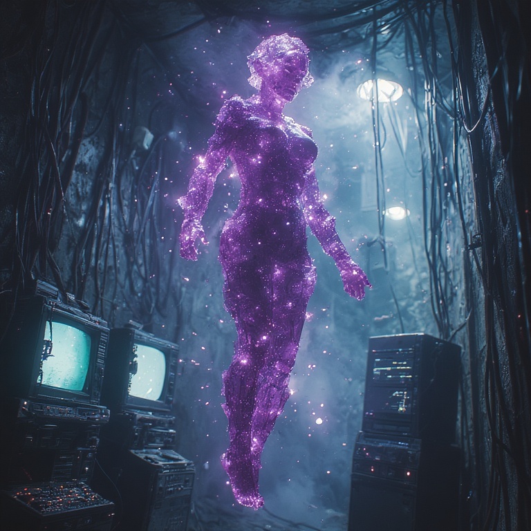 Glowing Violet Oracle