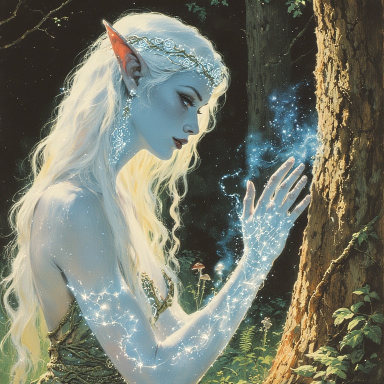 Moonlit Tree Whisperer