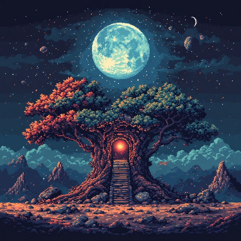 Pixel Art Alien