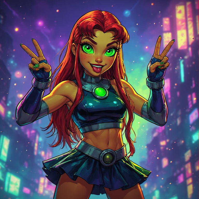 Neon Starfire Bliss