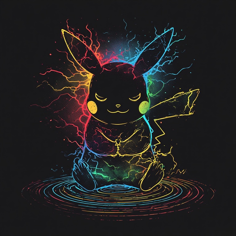Zen Pikachu Meditation