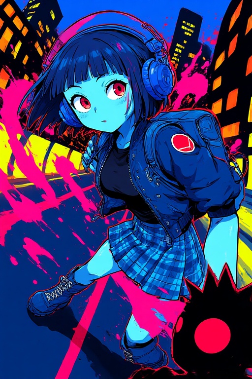 Neon Rebel Chic