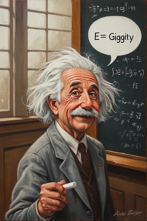 Einstein's Giggly Genius