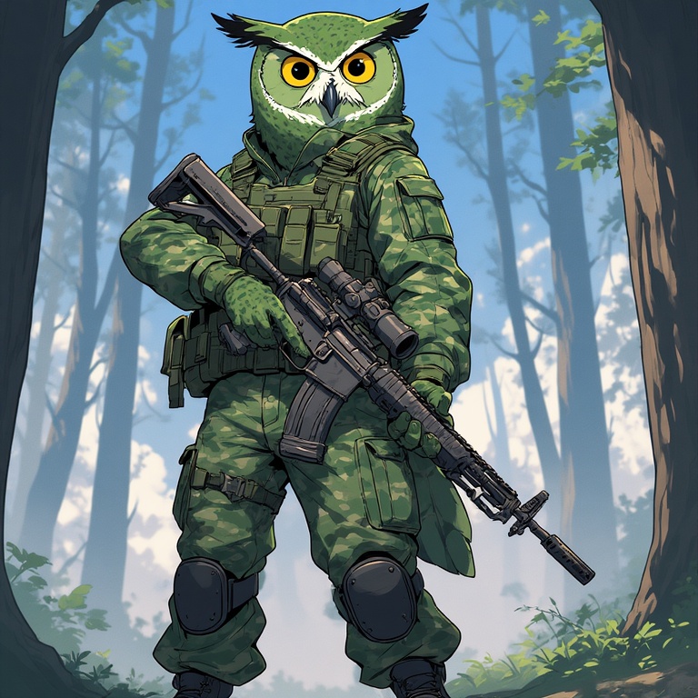 Military Owl Vigilante