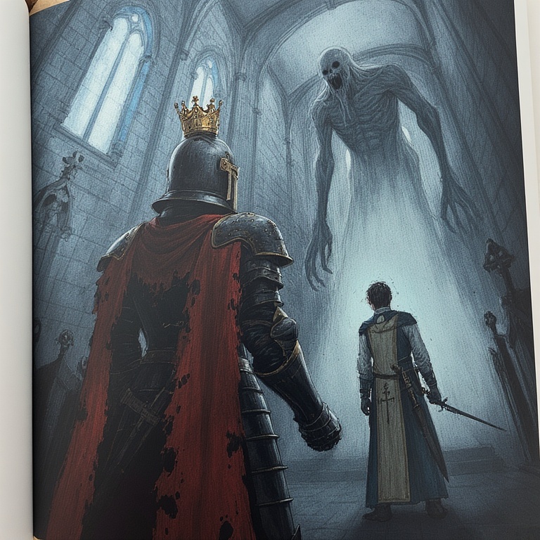 Dark Knight Confronts Priest