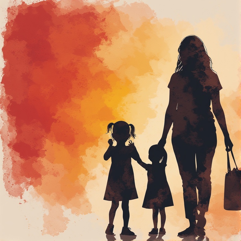 Working Motherhood Silhouette