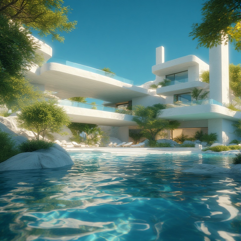 Surreal Utopian Oasis