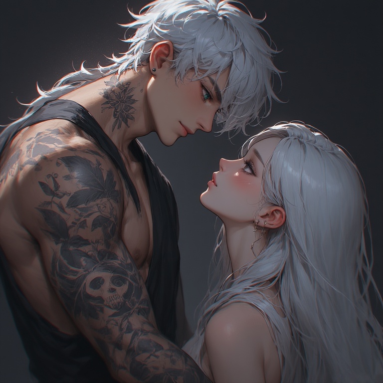 Sensual Tattooed Romance