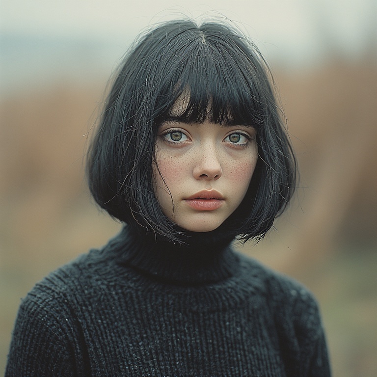 Midnight Inverted Bob