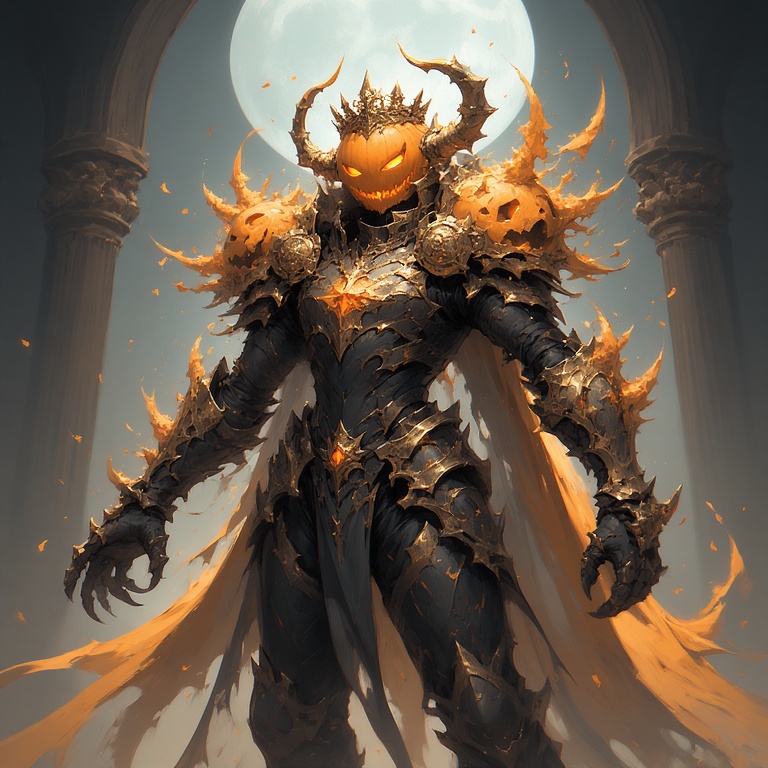 Spooky Pumpkin Lord King