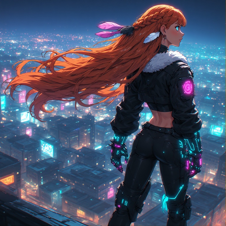Cyber Native Warrior