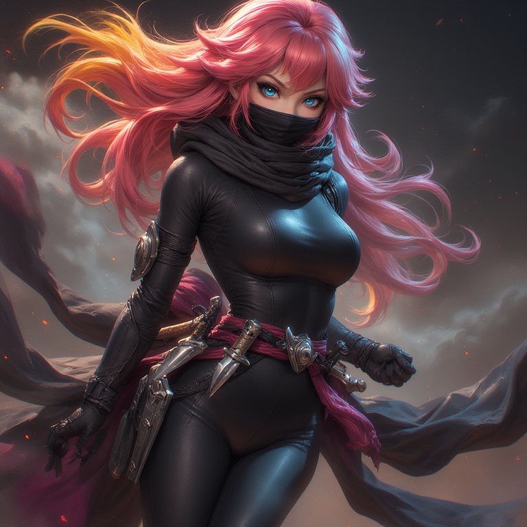 Realistic Anime Princess Portrait