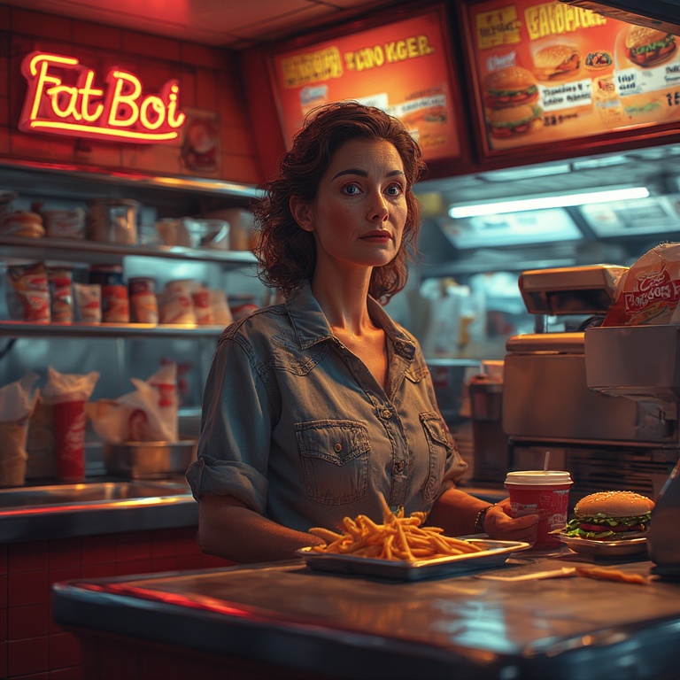 Burger Confusion at Fast Food
