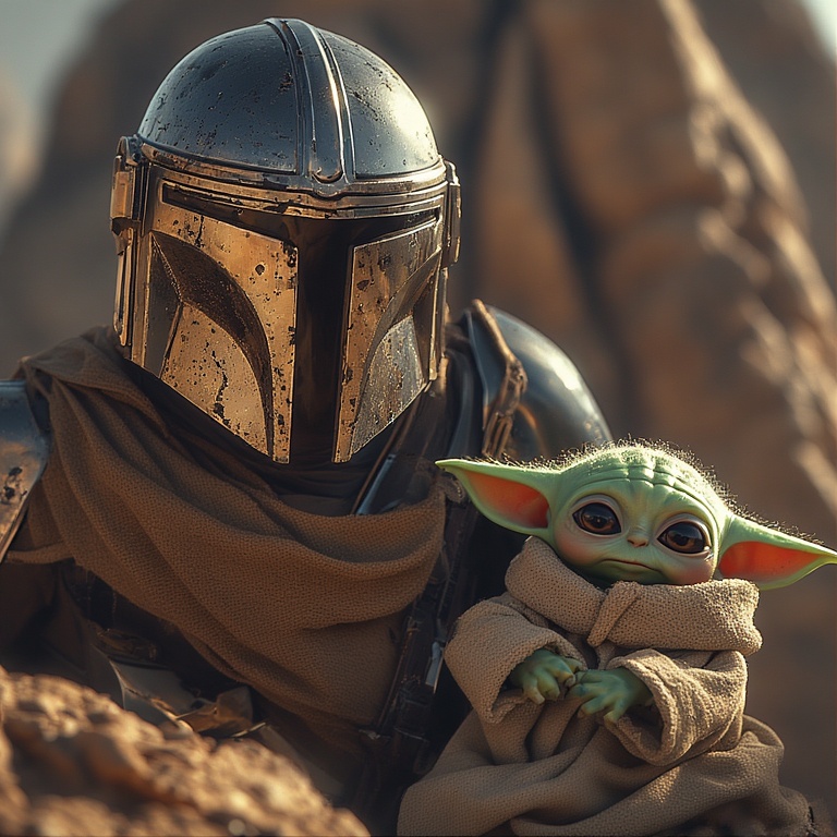 Mandalorian's Little Padawan