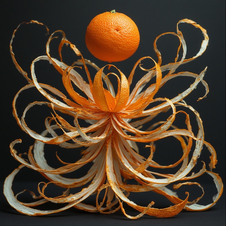 Spiral Mandarin Bloom