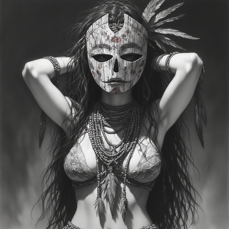 Tribal Masked Seductress