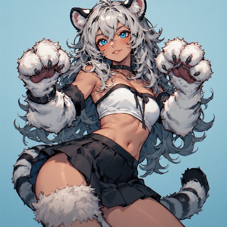 Grey Tiger Girl