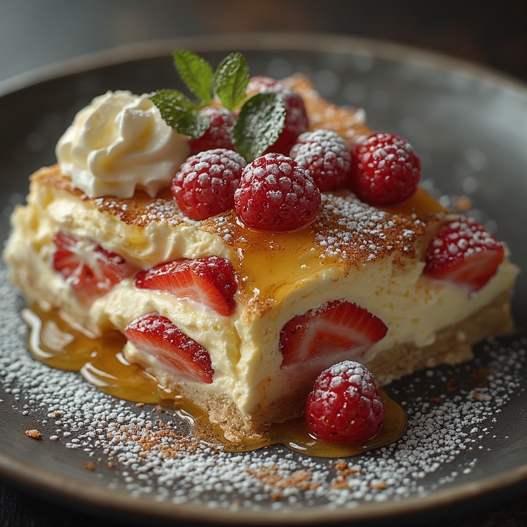 Creamy Strawberry Tiramisu Delight