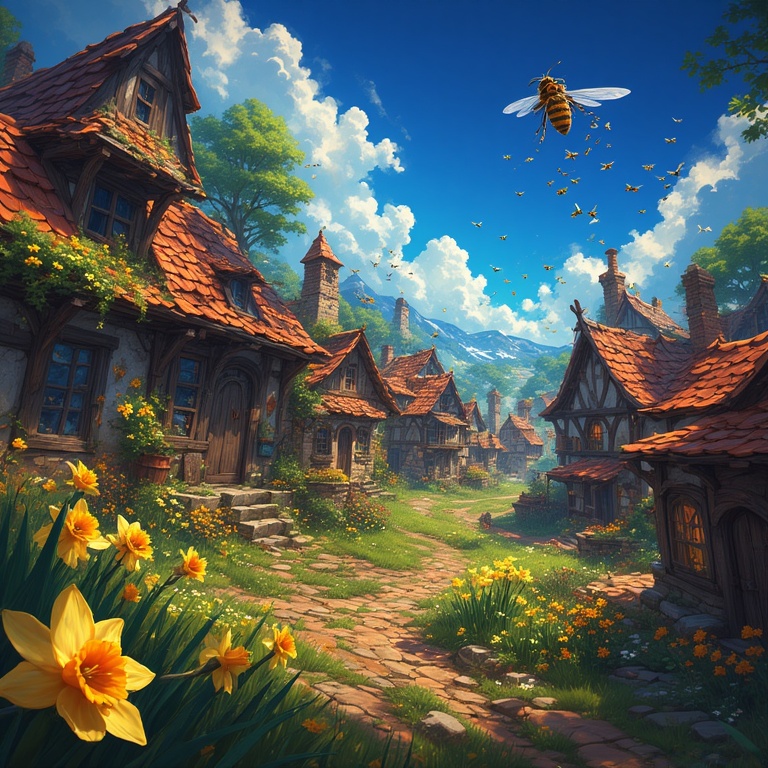 Daffodil Village Bloom