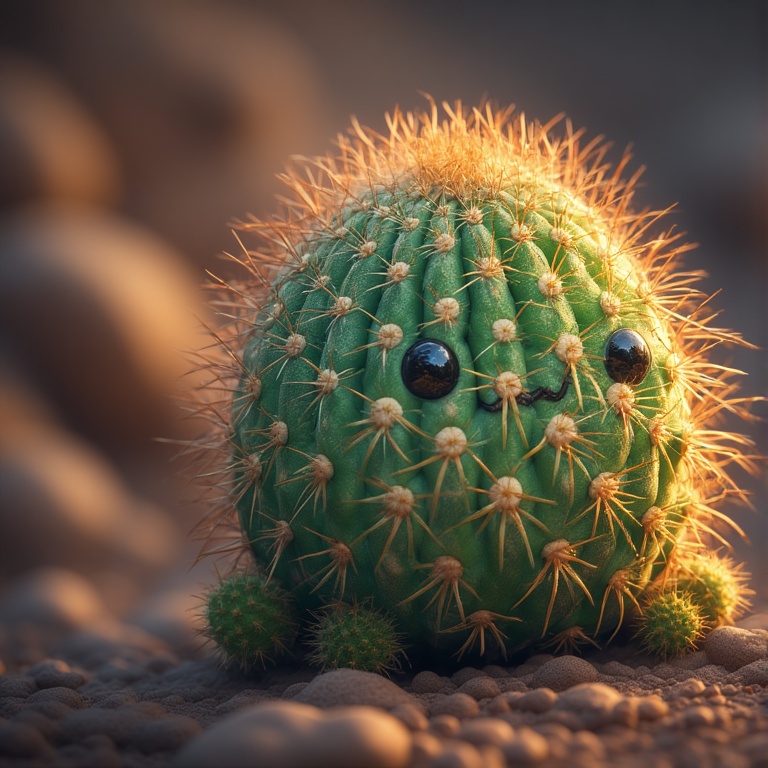 Prickly Friend Portrait