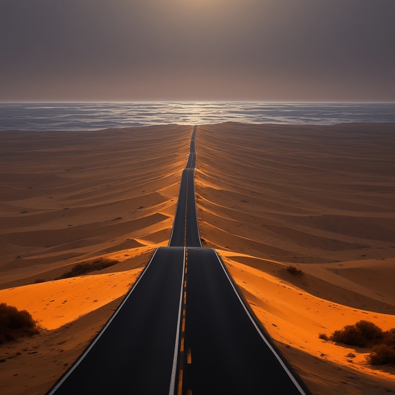 Desert Mirage Illusion