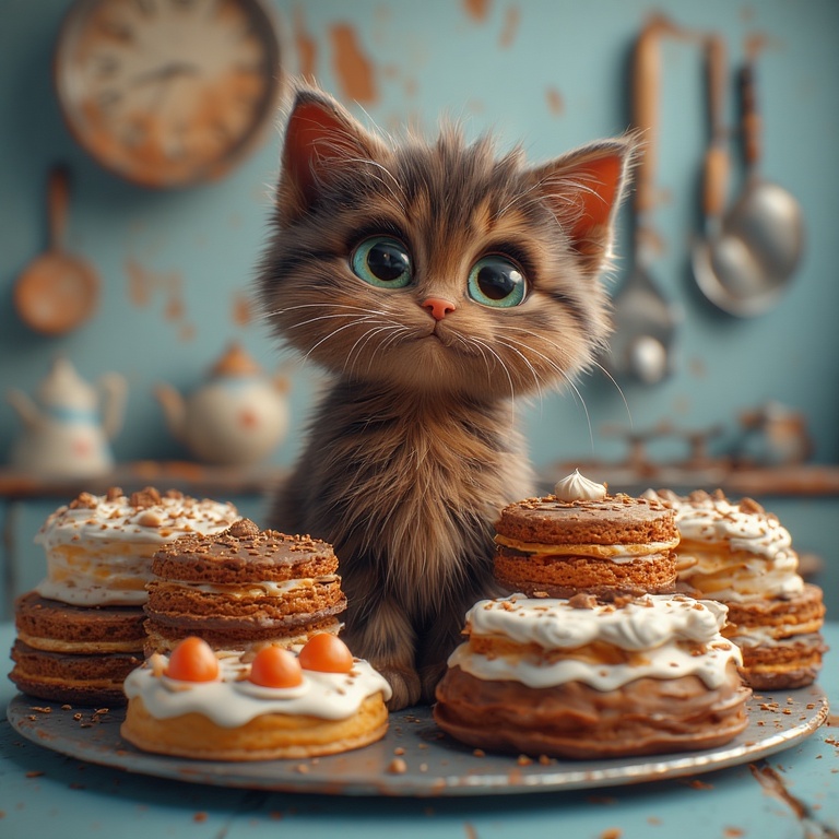 Kitten Cake Delight