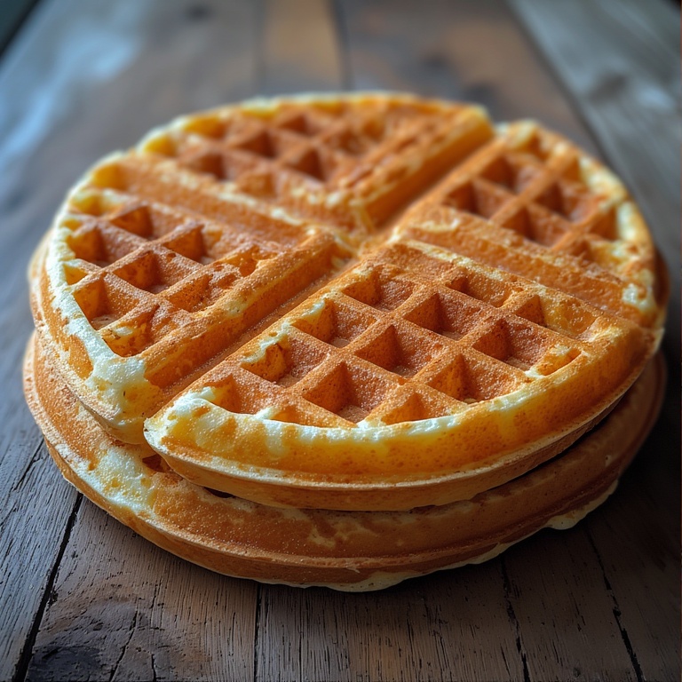 Golden Waffle Perfection