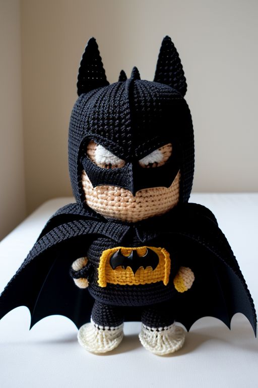 Crochet Bat Symbol